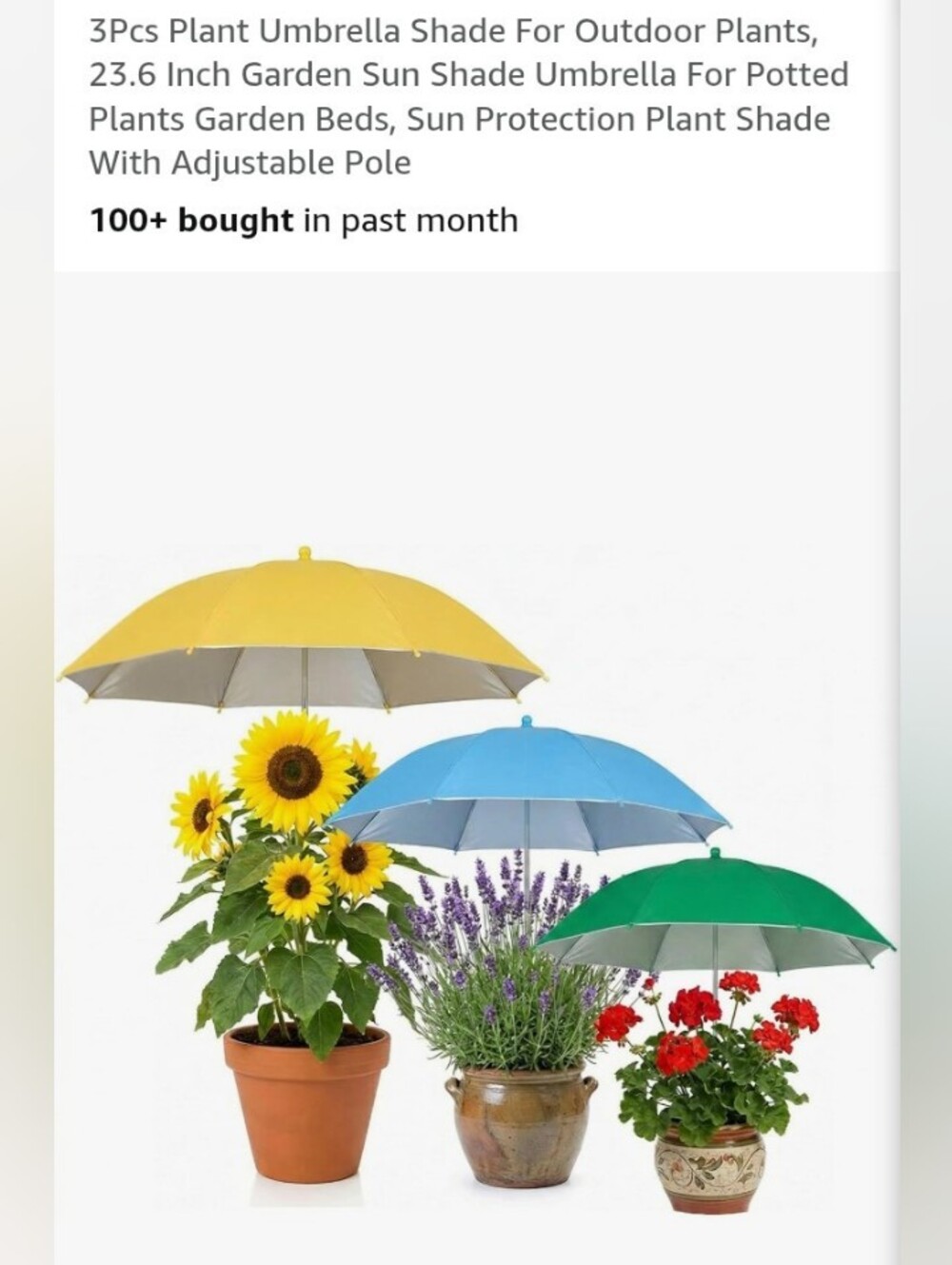 Plant Shade Umbrellas